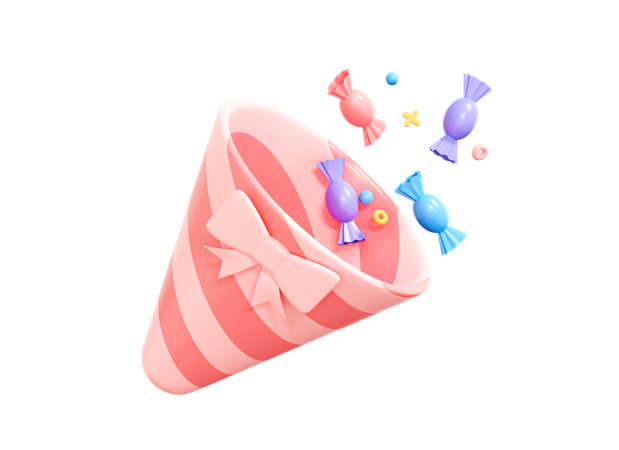 Party Popper  3D Icon