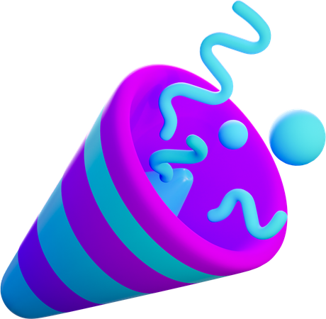 파티 포퍼  3D Icon