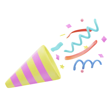 Party Popper  3D Icon