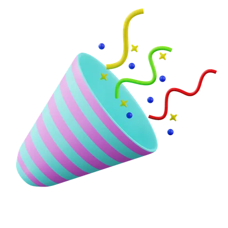 Party Popper  3D Icon