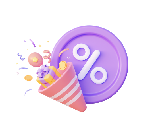 Party Popper  3D Icon