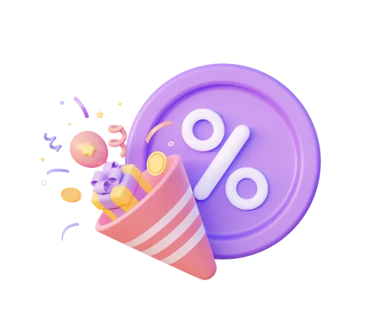 Party Popper  3D Icon