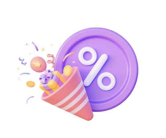 Party Popper  3D Icon