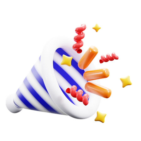 Party Popper  3D Icon