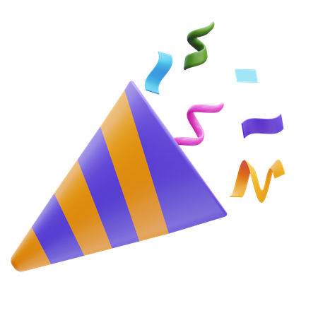 Party Popper  3D Icon