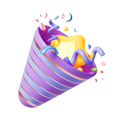 Party Popper  3D Icon