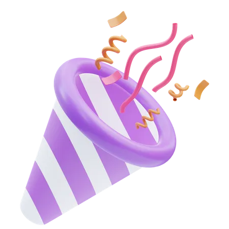 Party Popper  3D Icon