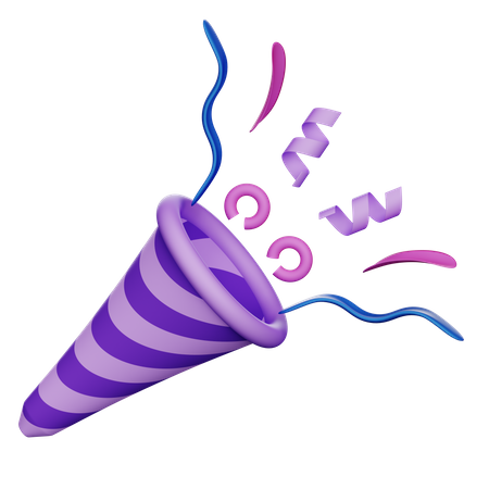 Party Popper  3D Icon