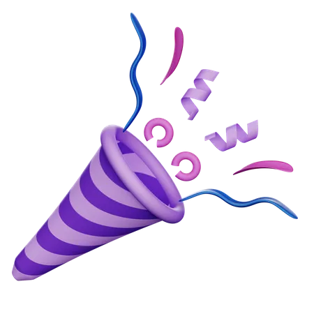 Party Popper  3D Icon