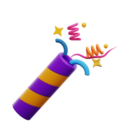 Party Popper  3D Icon
