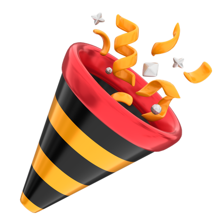 Party Popper  3D Icon