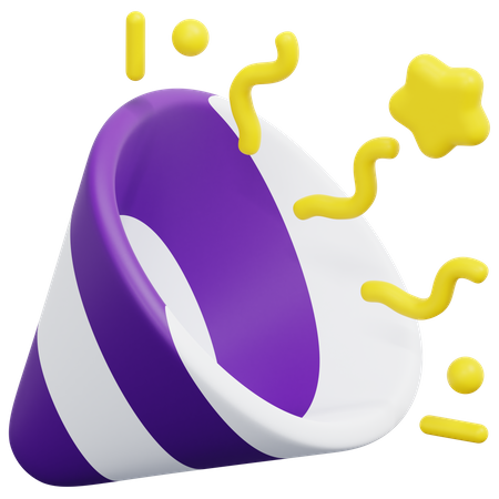 Party Popper  3D Icon