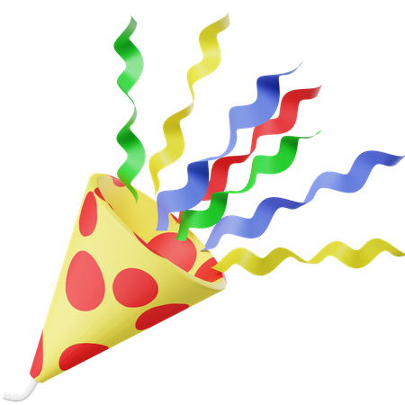 Party Popper  3D Icon