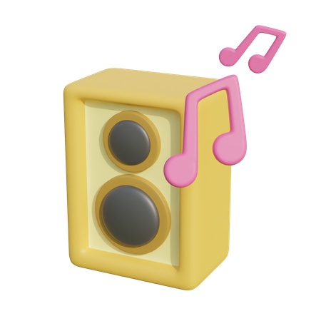 Party Sound  3D Illustration