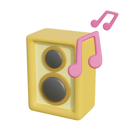 Party Sound  3D Illustration