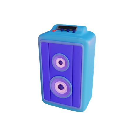 Party Sound Speaker  3D Icon