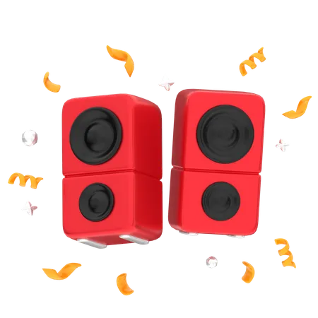 Party Speaker  3D Icon