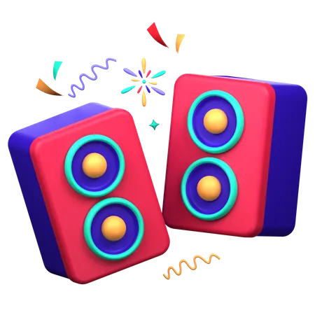 Party Speaker  3D Icon