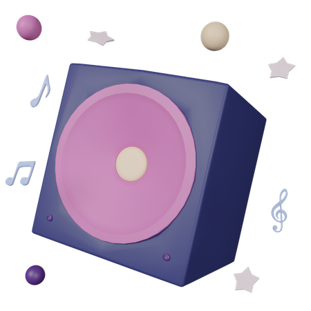 Party Speaker  3D Icon