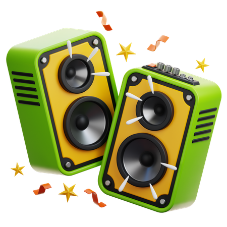 Party Speaker  3D Icon