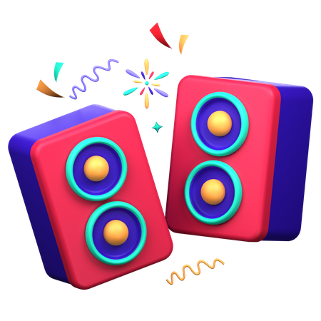 Party Speaker  3D Icon