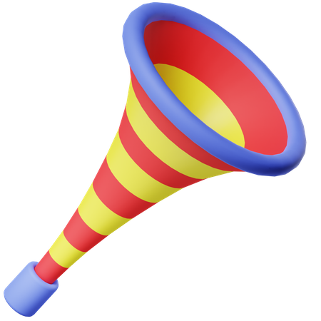 Party Trumpet  3D Icon