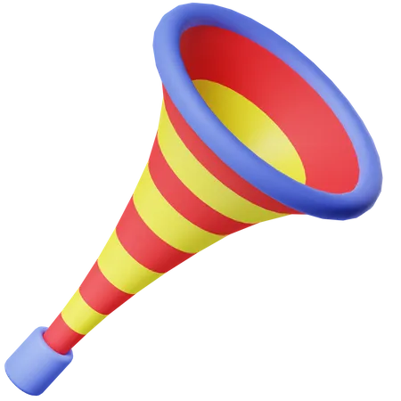 Party Trumpet  3D Icon