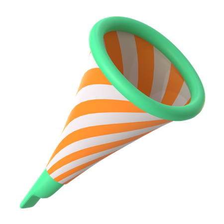 Party Trumpet  3D Icon