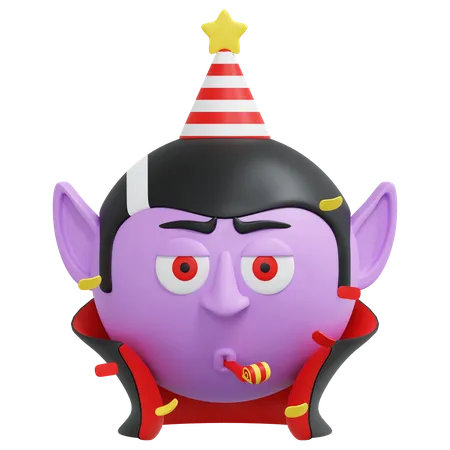 Party Vampire  3D Icon