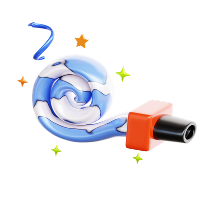 Party Whistle  3D Icon