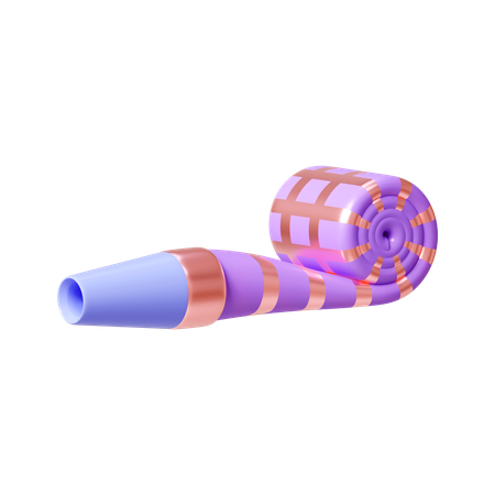 Party Whistle  3D Icon