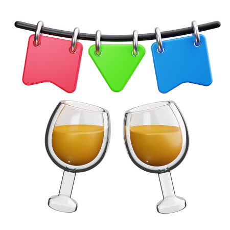 Partybrille  3D Icon