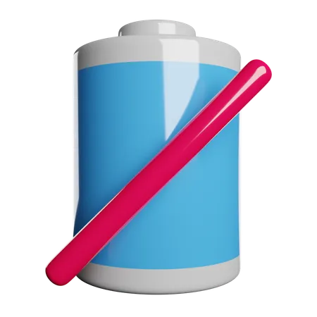 Pas de batterie  3D Icon