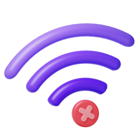 Pas de connection  3D Icon