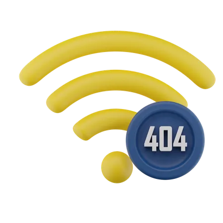 Pas de connexion wifi  3D Icon