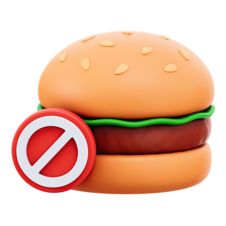 Pas de nourriture  3D Icon