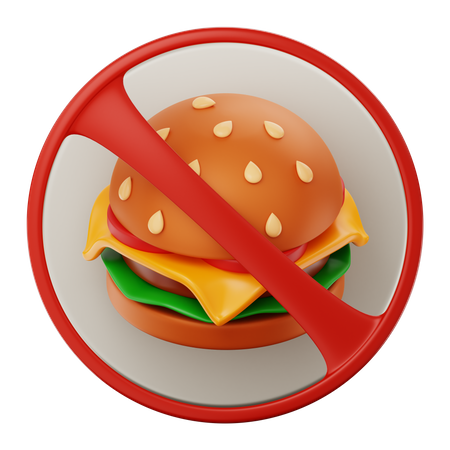 Pas de nourriture  3D Icon