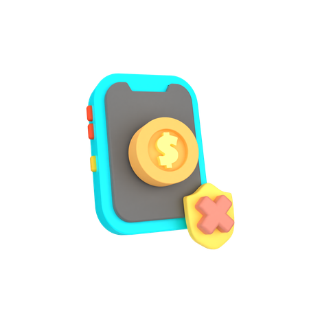 Pas de paiement en ligne  3D Icon