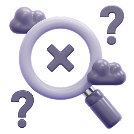 Pas de recherche  3D Icon
