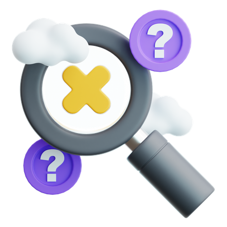Pas de recherche  3D Icon