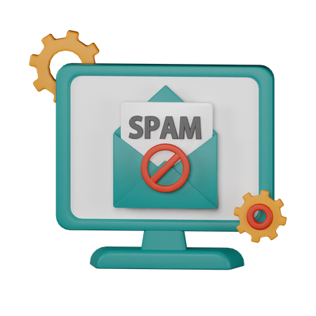 Pas de spam  3D Icon