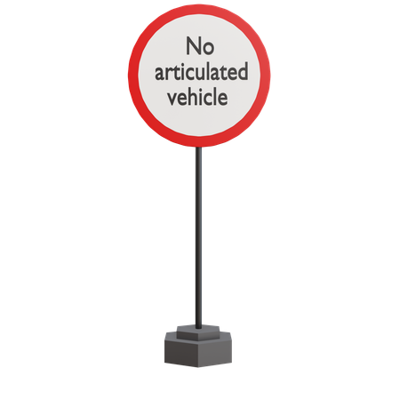 Pas de véhicule articulé  3D Icon