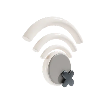 Pas de wifi  3D Icon