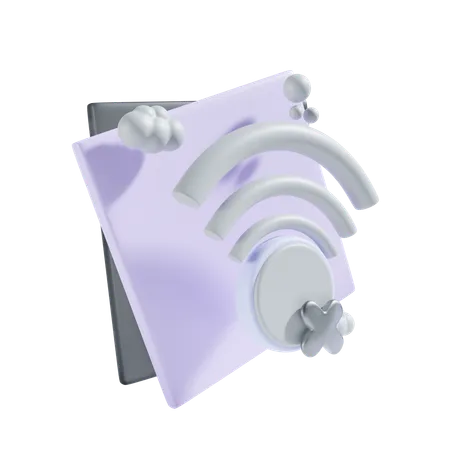 Pas de wifi  3D Icon