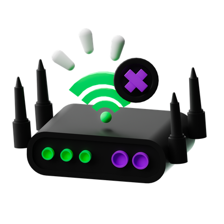 Pas de wifi  3D Icon