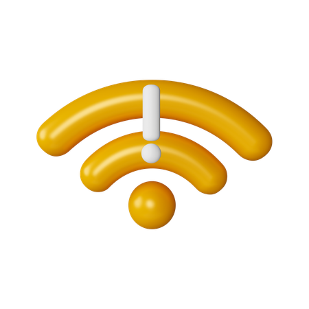 Pas d'Internet  3D Icon