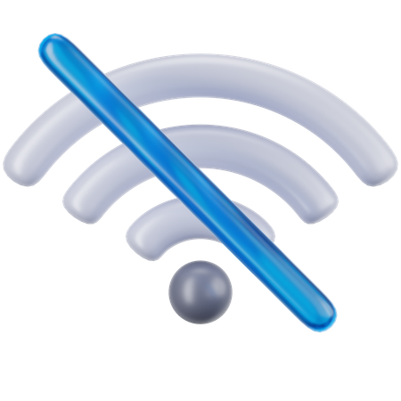 Pas de wifi  3D Icon