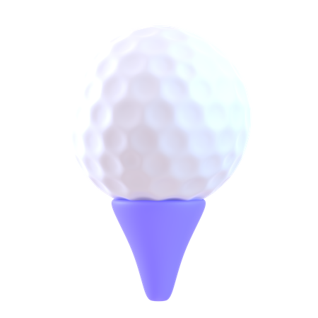 Alfiler de pelota de golf  3D Icon