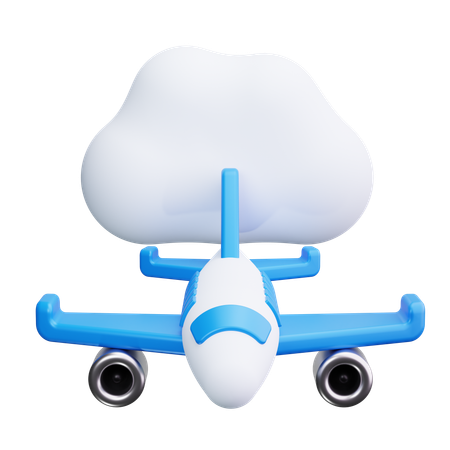 Pasajero de avión  3D Icon