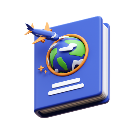 Pasaporte  3D Icon